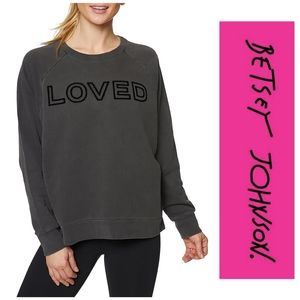 Betsey Johnson LOVED Sweatshirt